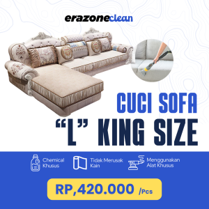 Cuci Sofa L King Size